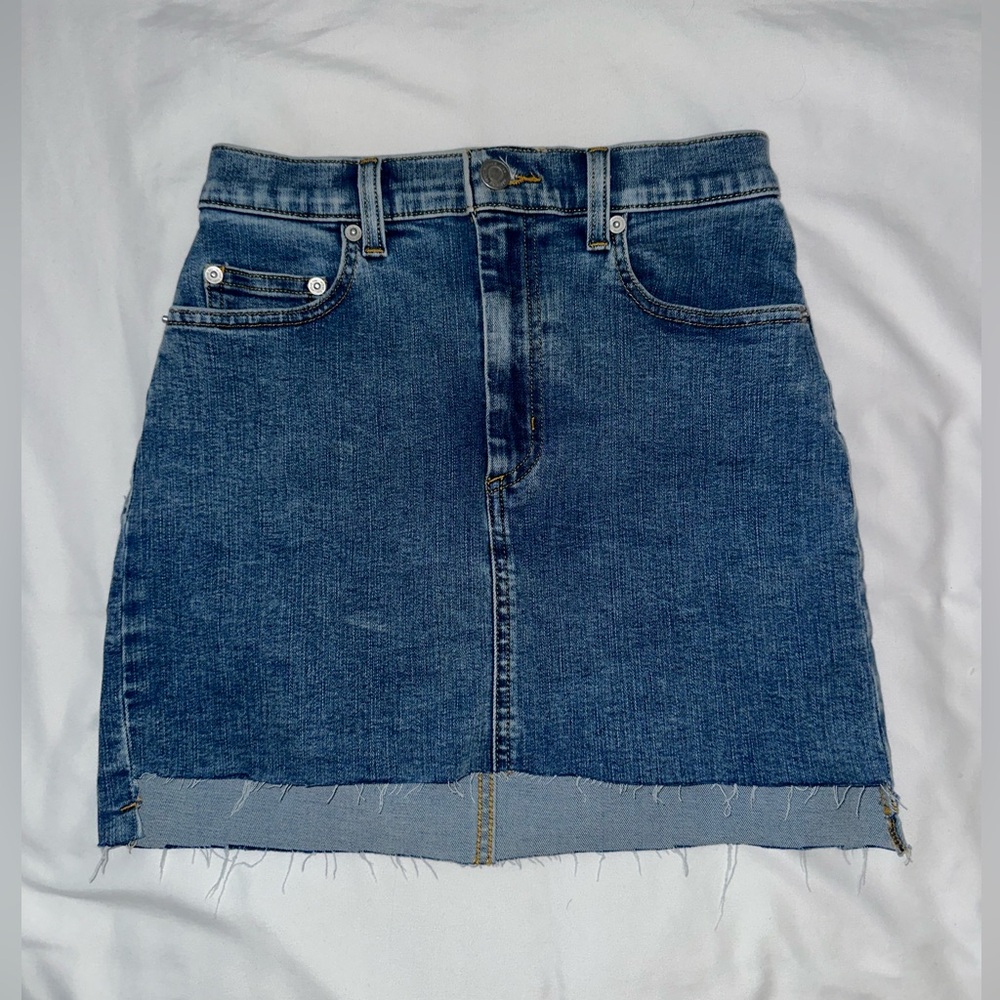 Wilfred Denim mini skirt